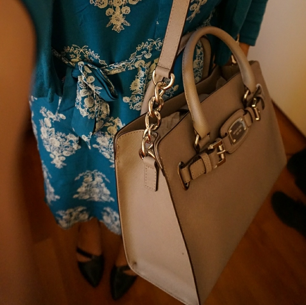 Gray Michael Kors Satchel - Picture 7 of 7